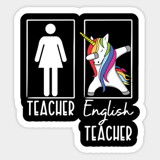 Funny Teacher Sticker